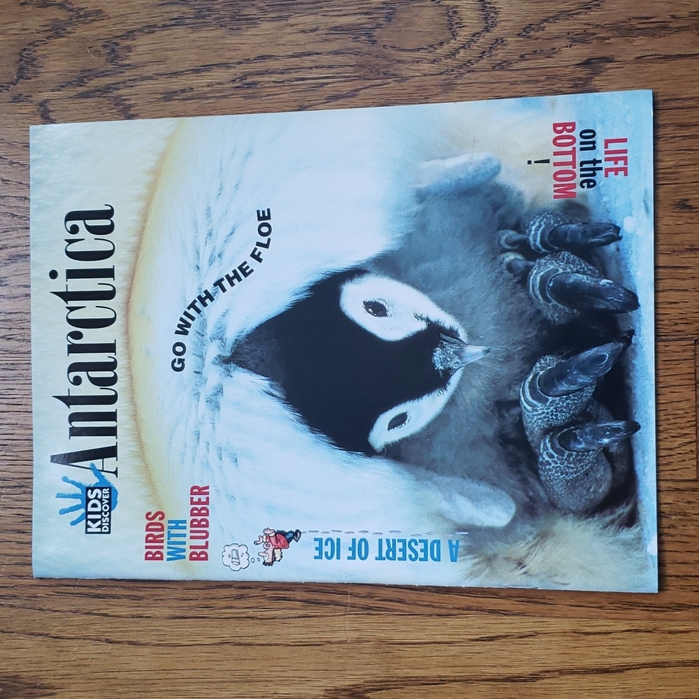 Vintage Y2K Kids Discover Magazine Antarctica Volume 11 Issue 6 June 2001